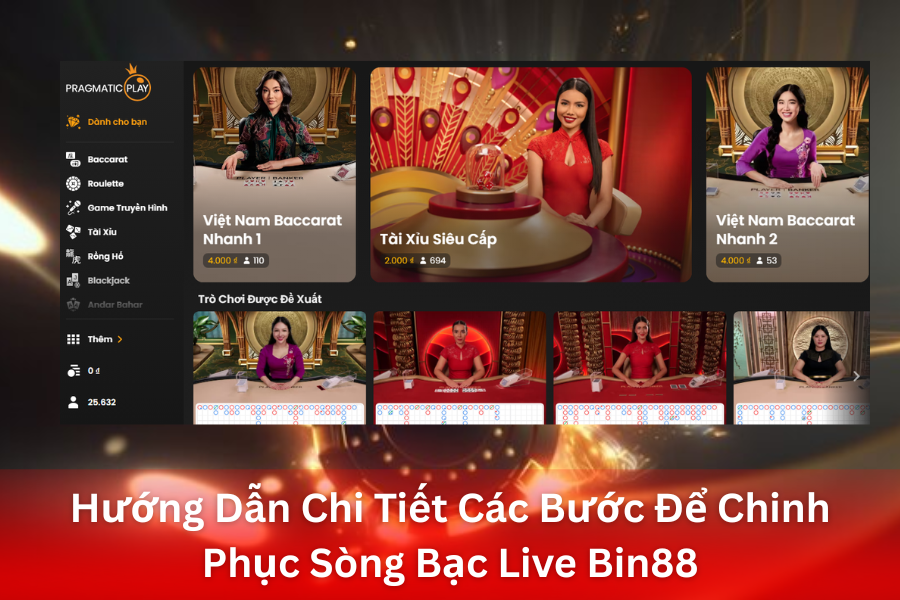 Hướng Dẫn Chi Tiết Các Bước Để Chinh Phục Sòng Bạc Live Bin88