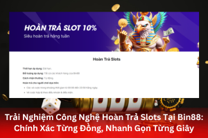 Bài viết về Hoàn Trả Slots Tại Bin88